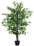 Arbre à chat - Tour d'escalade avec 5 niveaux - Hauteur 1,45 mètre - Poteaux à gratter et plateformes de repos - Convient pour un usage intérieur - Vert olive