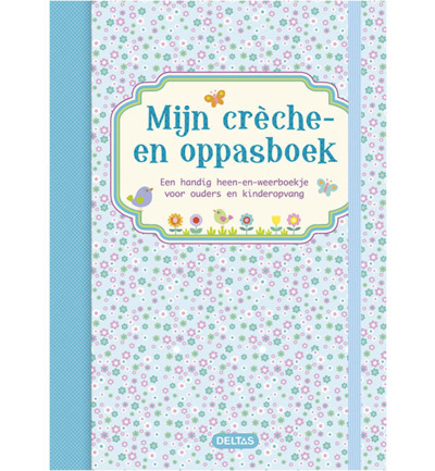 Deltas Mijn creche en oppasboek blauw BOEK