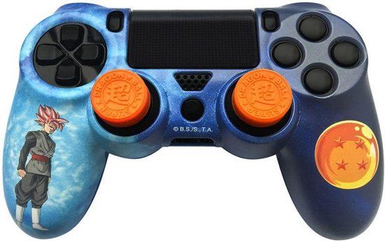 Just For Games Blade representiones Dragon Ball Z - Hard Case - Tumb Grips - LED Stickers - PlayStation 4