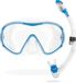 CRESSI F-Dual + Supernova Dry Combo - Unisex duikmasker, F-Dual randloos en droog snorkelen voor snorkelen en duiken, kleurhelder/blauw, eenheidsmaat