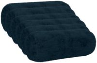 vidaXL Kussensloop Marineblauw Katoensatijn 6 stuks 15 x 40 cm