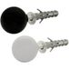 IBFM IBFM Butoir de porte BALL en plastique, Ø 35 mm, noir