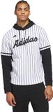 Adidas Performance Dugout Pinstripe Shirt Met Capuchon - Heren - Wit
