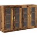 Meubles muraux 2 pièces bois ancien 69,5 x 34 x 90 cm