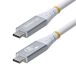StarTech.com 3m USB4 Kabel, 20Gbps, 60W PD, 4K 120Hz DP 2.1, TPE Mantel, Wit