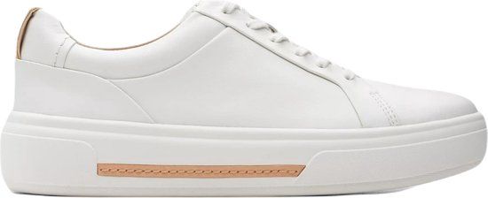 Clarks Hollyhock Walk - dames sneaker - wit - maat 43