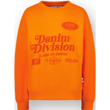 Vingino Nobeau Jongens Sweater Lange Mouw Ronde Hals Katoen Oranje Clownvis Maat 104