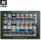 Vallejo Model Paint Set 16x18ml – Naval (Steam Era)
