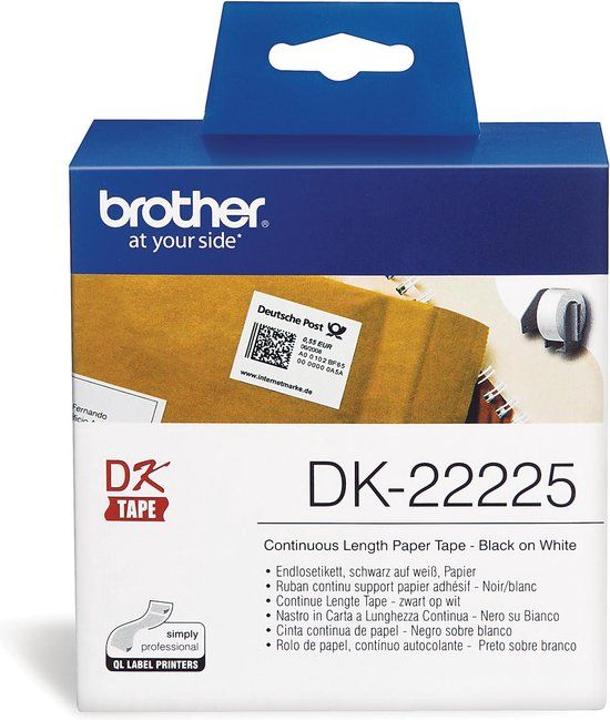 Brother DK-22225 - Label tape - 38mm - white