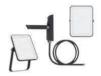 WatioWave LED-projector, zwart, 10 W, 6500 K, 950 lm, essentieel