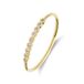 Lucardi Dames 14 karaat geelgouden ring met zirkonia