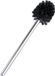 WENKO Porte-brosse WC 8 x 35 cm Inox Argent mat