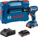 Bosch Perceuse-visseuse 18V-45 Batterie + 2x 2,0 Ah L-Boxx - 06019K3203
