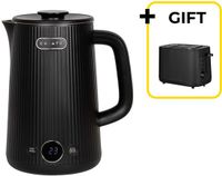 CHiATO heatPLAY Groove Elektrische waterkoker, 1,7 L - Zwart