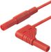 SKS Hirschmann MLS WG 100/2,5 rt Veiligheidsmeetsnoer 1 m Rood