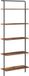 vidaXL Boekenplank 5-laags 60 x 24 x 168 cm bewerkt hout oudhout