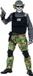 Widmann Zombie Soldat Éternelles Champs de Bataille Vert Camouflage Costume Garçon Taille 140