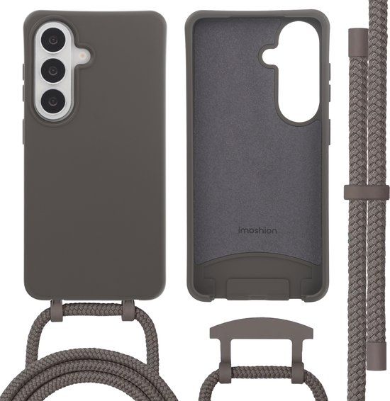 imoshion Color Backcover met afneembaar koord met MagSafe voor de Samsung Galaxy S26 - Black Coffee