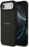 Guess Case Voor Magsafe iPhone 17 Air Grained Ring Bescherming