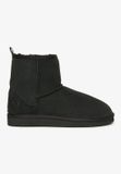 Superdry Suede Sherpa enkellaarsjes Dames Zwart