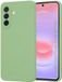 Techsuit Hoesje geschikt voor Samsung Galaxy A37/A36 - Soft Flex Silicone Back Cover - Mint Green