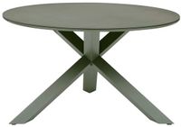 Hespéride Ronde tuintafel voor 6 personen van gehard glas ORYON