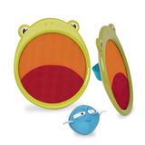 B. toys – Gooi- en vangspel – Critter Catchers – Frankie the Frog – sport- en buitenspeelset – 2 kikkerpeddels en stoffen bal – actief speelgoed voor kinderen – 3+ jaar