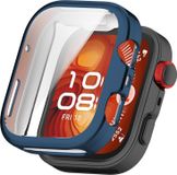 Wigento Huawei Beschermhoes van TPU, volledig deksel, elektroplated, voor de Huawei Watch Fit 4 Pro smartwatch, kleur blauw