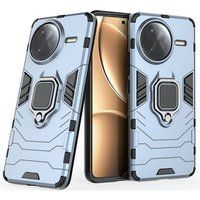 Xiaomi Coque pour Poco F7 Ultra 5G - Housse Rigide Anti Choc + Verre Trempé - Bleu Foncé