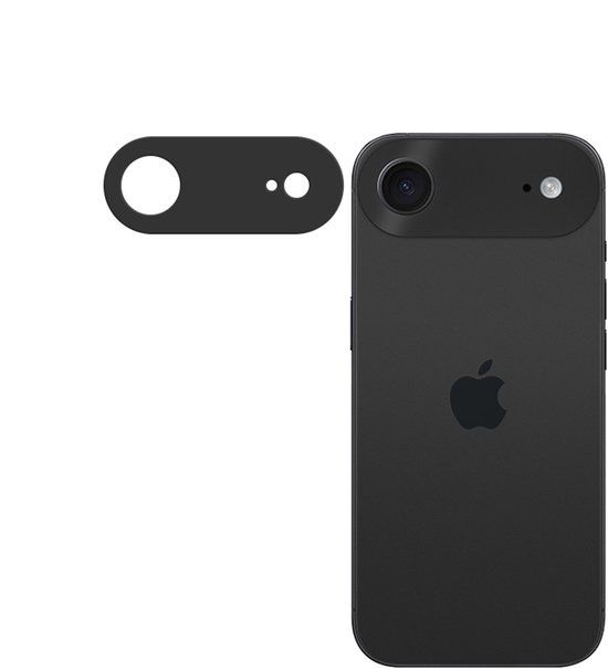 Mobilize Screenprotector geschikt voor Apple iPhone Air Glazen | Mobilize Camera Protector - Case Friendly - Zwart