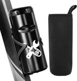 Merkloos / Sans marque Gereedschapsfles Fiets - Opbergcontainer Fles - Fietsen Onderweg - Waterdichte Opslag - 08 Liter - Zwart