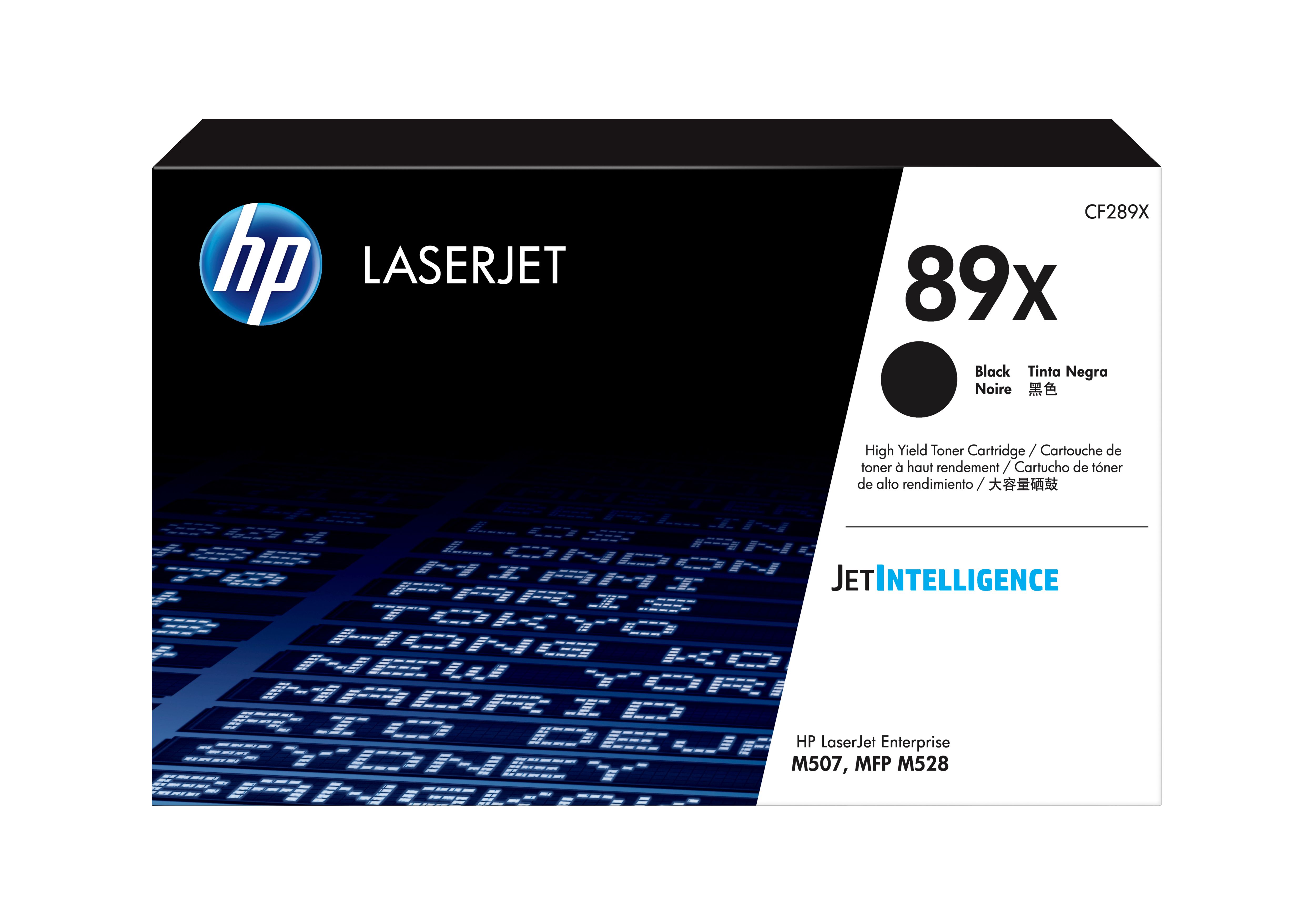 HP 89X Zwarte Originele LaserJet Tonercartridge - 10.000 Pagina's - CF289X