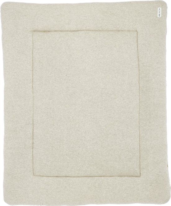 Meyco Knit Basic Reversible Box Blanket - Sand Melange - 77x97 cm