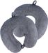 Tendance Nekkussen Heather - 2x - grijs - met ophangclip - polyester - reiskussen voor onderweg