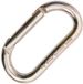 Kong Italy Oval Alu Straight Gate mousqueton Argent