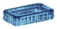 Glady Gedy Glady zeepbakje, thermoplastisch hars, blauw, 8 x 12,3 x 2,5 cm