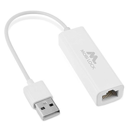 Mobi Lock USB Ethernet Adapter - USB naar RJ45 - 20cm
