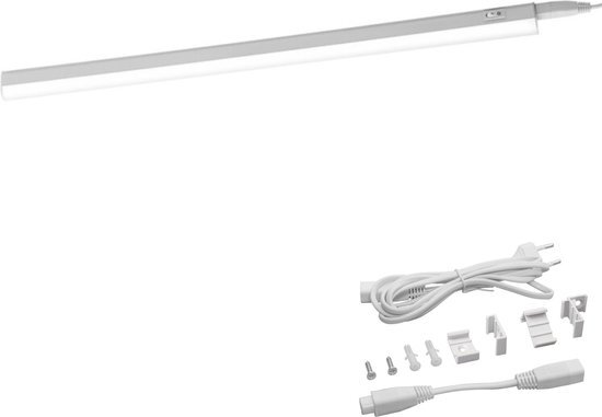 Ledvance Lijnarmatuur LED: voor plafond, LED SWITCH BATTEN / 8 W, 220…240 V, stralingshoek: 140, Koel wit, 4000 K, body materiaal: polycarbonate (pc), IP20