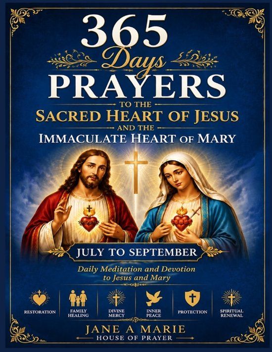 365 Libri GmbH 365 Days of Novena Prayers to the Sacred Heart of Jesus and the Immaculate Heart of Mary