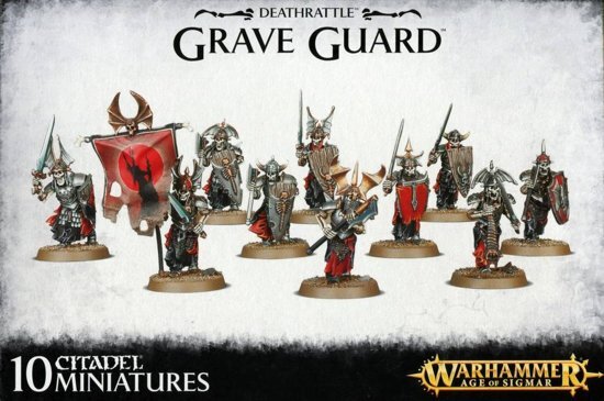 Games Workshop Age of Sigmar Skeletons Deathrattle: Grave Guard