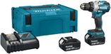 Makita DHP489RTJ Batterie Perceuse-visseuse à percussion 18V 5.0Ah + 2x Batterie + Chargeur + Mbox
