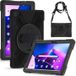 Lenovo Étui Tab M10 Gen 3 Heavy Duty 360 avec Sangle - Noir