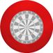 Sans marque Protection de bord de fléchettes rouge - Entourage de fléchettes universel pour fléchettes de 45,5 cm