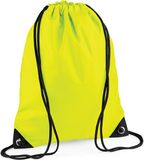 Bagbase Gymtas met rijgkoord - nylon - 45x34 cm - geel - 12 liter - sport/zwemmen