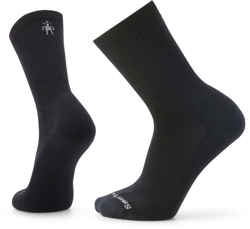 Smartwool Everyday Solid Rib Crew Sokken - Zwart