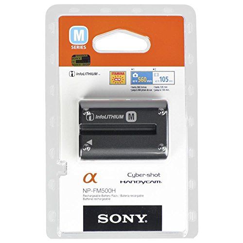 Sony NPFM500H.CE Info lithium-ion batterij voor M-serie camera