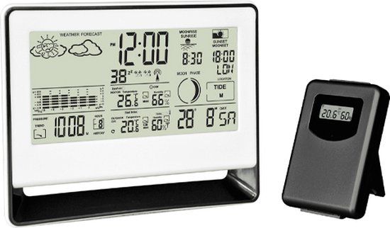 Chacon 54416 weerstation met draadloze buitensensor