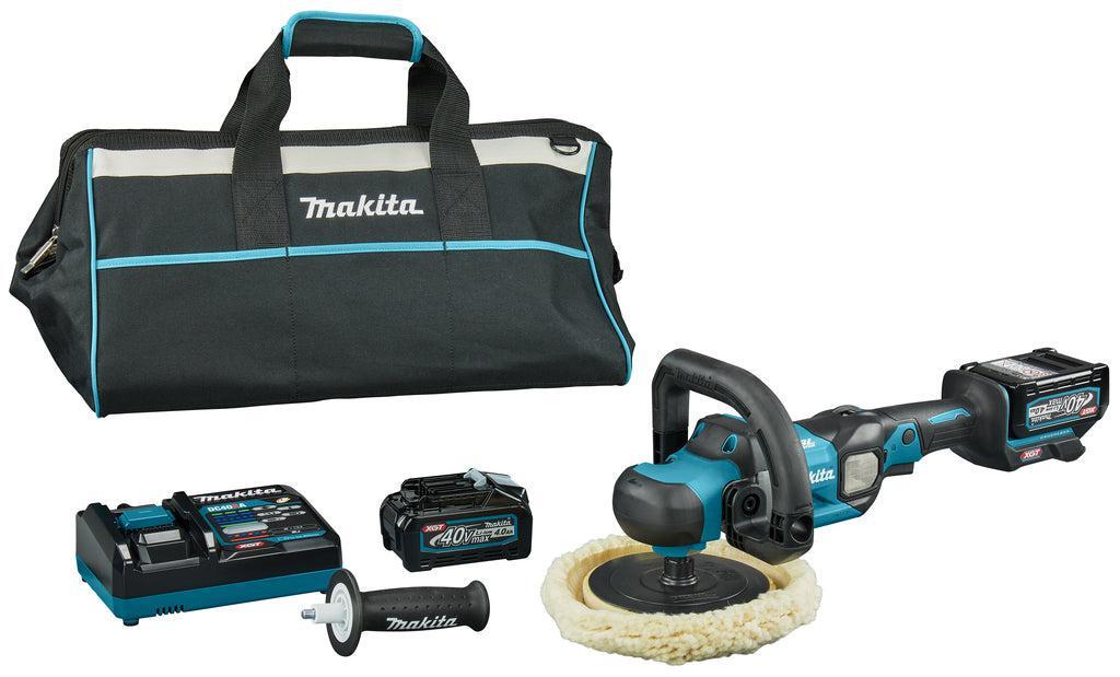 Makita PV001GM201 Accu Rotatiepolijstmachine 40V Max 4.0Ah in Toolbag