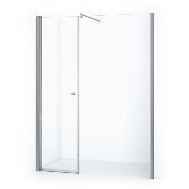 Maxaro Douchewand met Draaideur Zircon Comfort 155cm Chroom