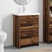 Maison Exclusive - Ensemble de meubles de salle de bain en bois vieilli, dimensions 61 x 40 x 84,5 cm, fabriqué en bois composite